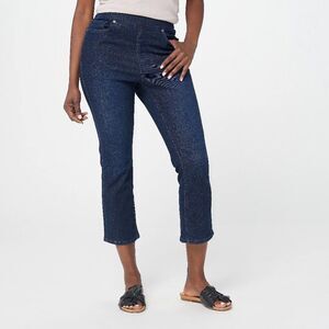 Isaac Mizrahi True Denim Crop Pull On Jeans Size 12P